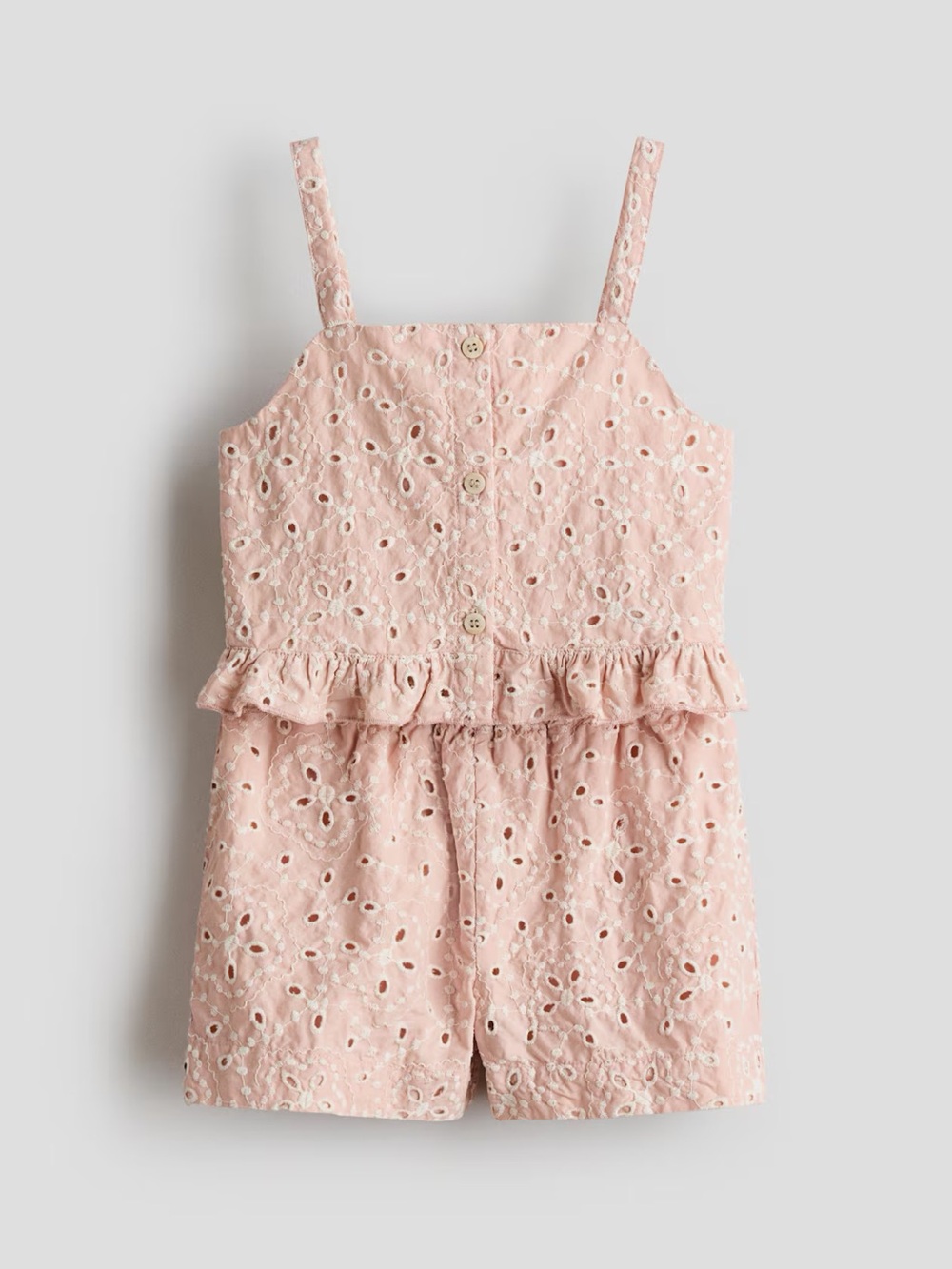 H&M Adorables Eyelet 2-Piece Embroidered Set